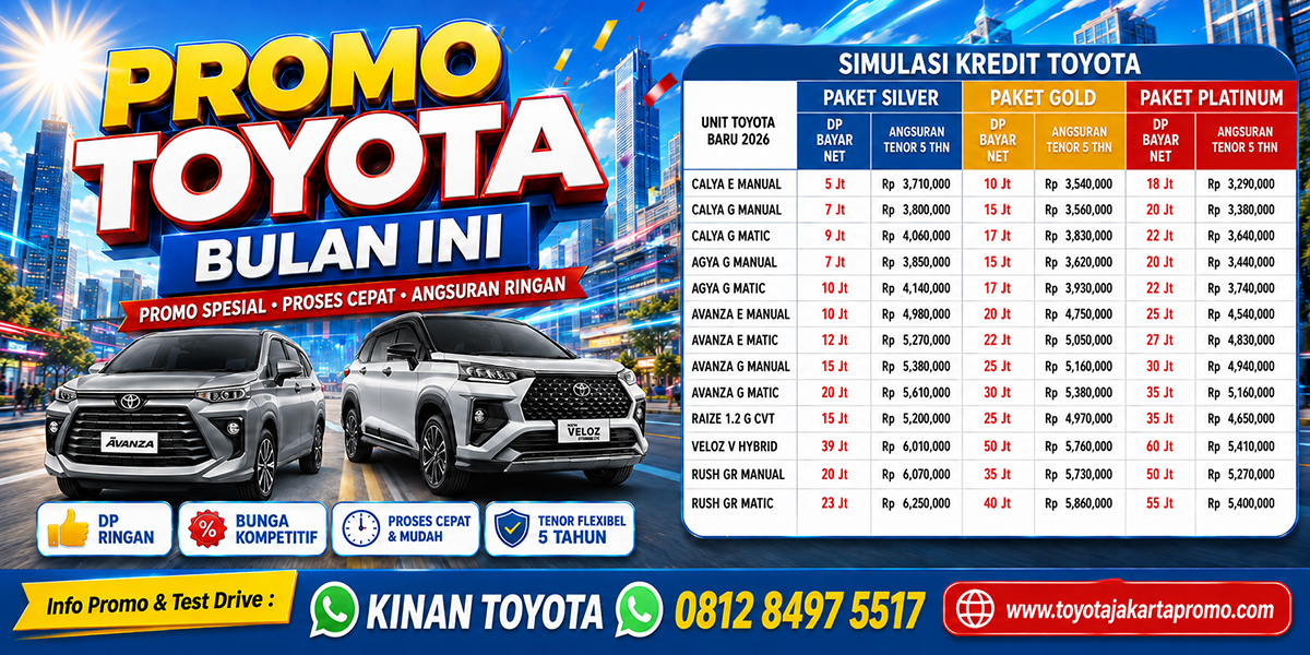 PROMO TOYOTA TERBARU